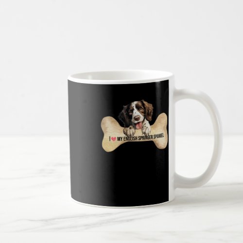 I Love My English Springer Spaniel  Coffee Mug