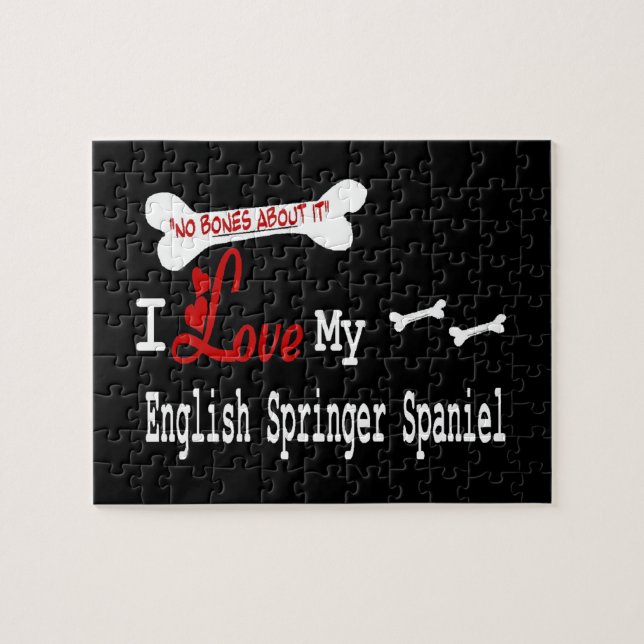 I Love My English Springer Spaniel Jigsaw Puzzle (Horizontal)
