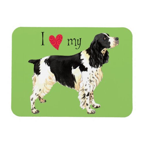 I Love my English Springer Spaniel Magnet