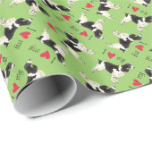 I Love my English Springer Spaniel Wrapping Paper (Roll Corner)