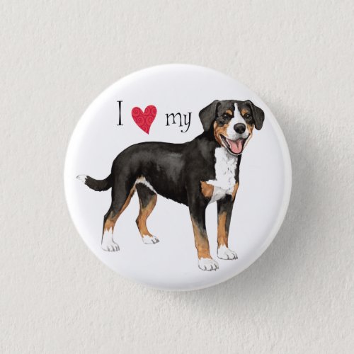 I Love my Entlebucher Button