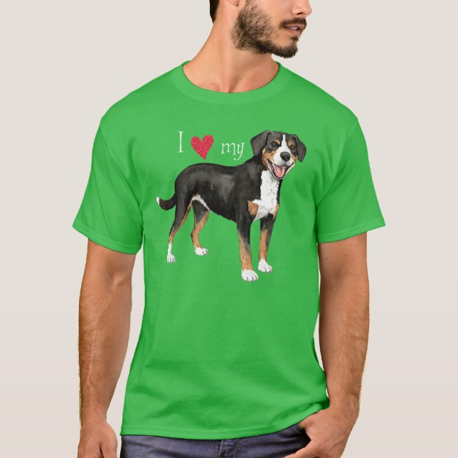 I Love my Entlebucher T-Shirt (Front)
