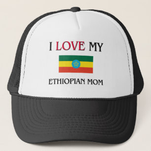 I Love My Ethiopian Mom Trucker Hat
