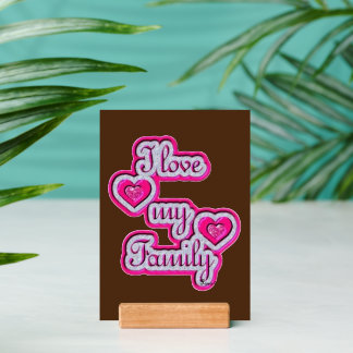 I love my family holder