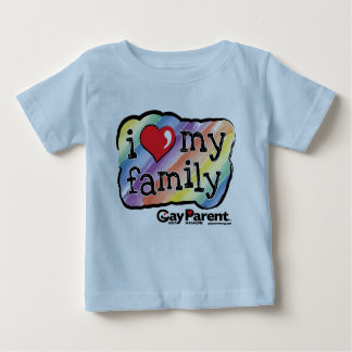 I Love My Family Rainbow t-shirt