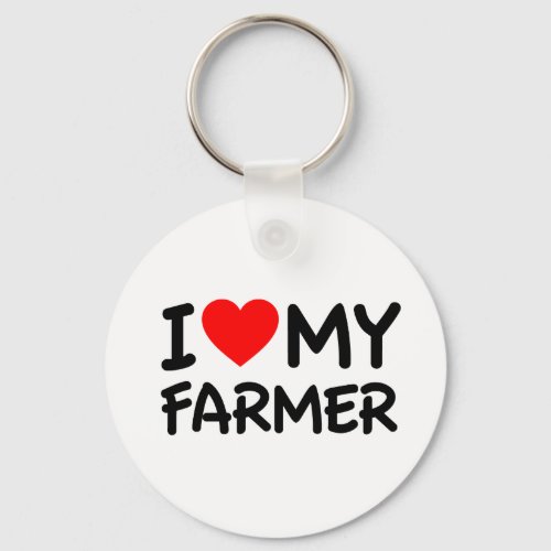 I love my farmer keychain