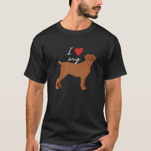 I Love My Fawn Cane Corso Dog T-Shirt