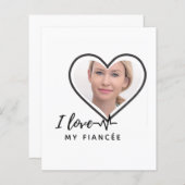 I Love My fiancée - Personalized Best Friend Cute (Front/Back)