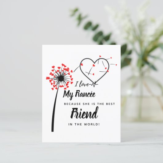 I Love My fiancée - Personalized Best Friend Cute (Standing Front)