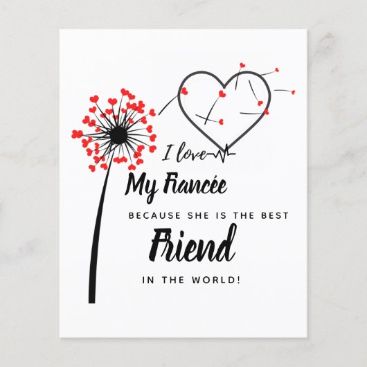 I Love My fiancée - Personalized Best Friend Cute (Front)