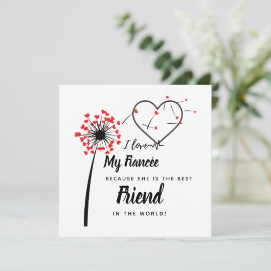 I Love My fiancée - Personalized Best Friend Cute (Standing Front)