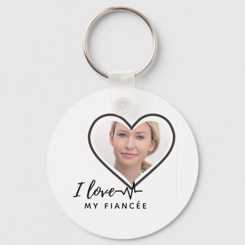 I Love My fiance _ Personalized Best Friend Cute Keychain