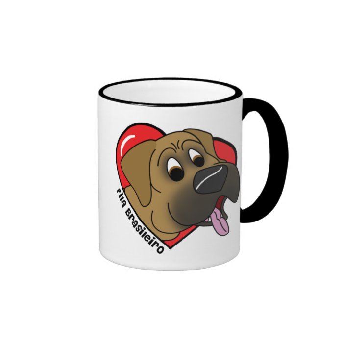 I Love my Fila Brasileiro Mug