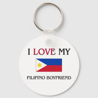 I Love My Filipino Boyfriend Keychain