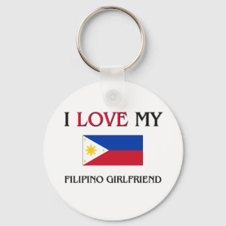 I Love My Filipino Girlfriend Keychain
