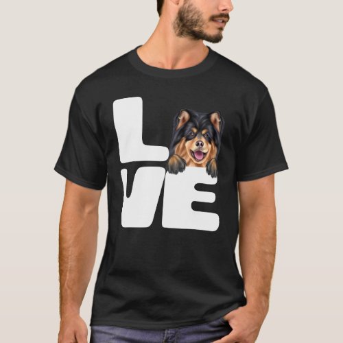 I Love My Finnish Lapphund Dog T_Shirt