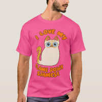 I Love My Flame Point Siamese Cat Cute Cartoon Kit