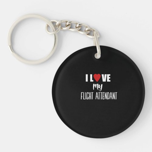 I love my flight attendant keychain