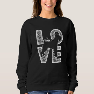 I Love My Fox Terrier Dog Theme Sweatshirt