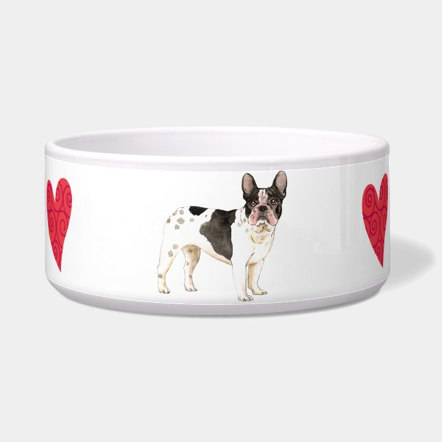 I Love my French Bulldog Bowl (Right)