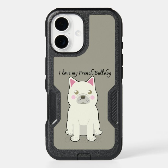 I Love my French Bulldog Otterbox iPhone Case (Back)