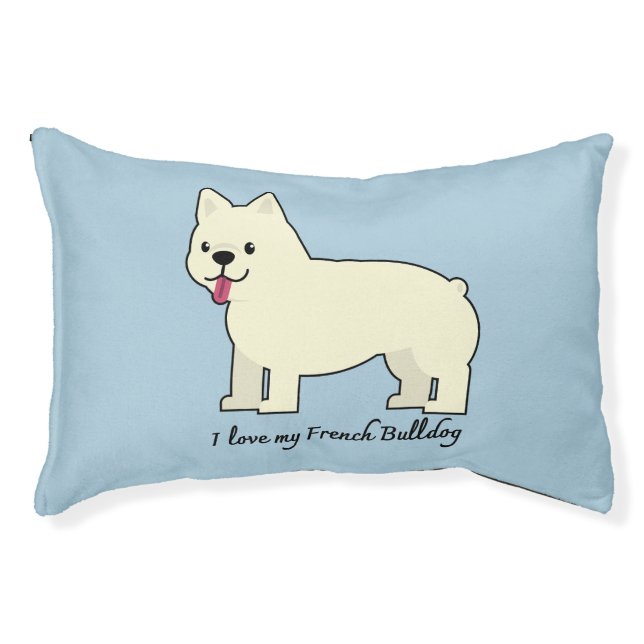 I love my French Bulldog Pet Bed (Front)