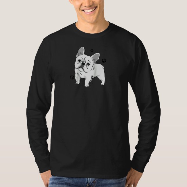 I Love My French Bulldog Tee  French Bulldog  Ragl (Front)