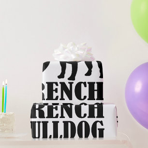 I Love My French Bulldog Wrapping Paper