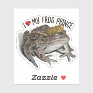 I Love My Frog Prince Sticker