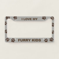 I Love My Furry Kids - Dog Lover's - Pet Parents