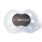 I Love My G35 with Faux Carbon Fiber