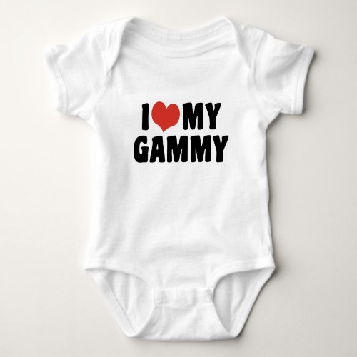 I Love My Gammy Baby Bodysuit