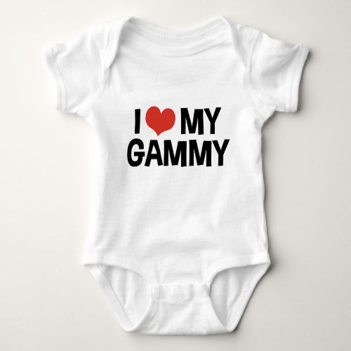 I Love My Gammy Baby Bodysuit