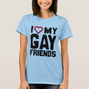 I LOVE MY GAY FRIENDS -.png T-Shirt