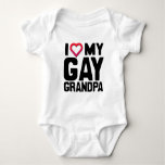 I LOVE MY GAY GRANDPA -.png Baby Bodysuit