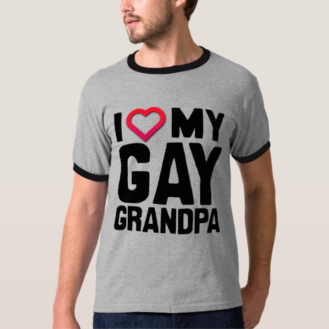 I LOVE MY GAY GRANDPA - T-Shirt (Front)