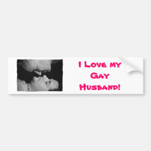 I Love My Gay Husband Bumper Sticker