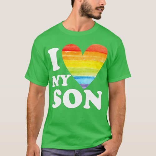 I Love My Gay Son LGB  T_Shirt