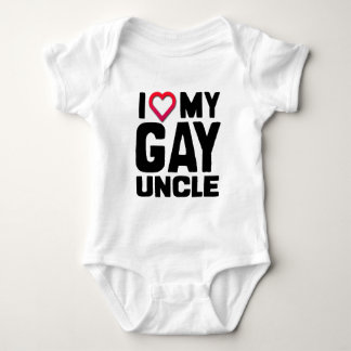 I LOVE MY GAY UNCLE BABY BODYSUIT