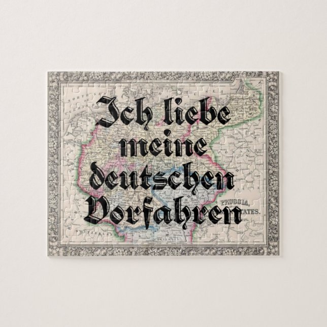 I love My German Ancestors | Custom Puzzle (Horizontal)