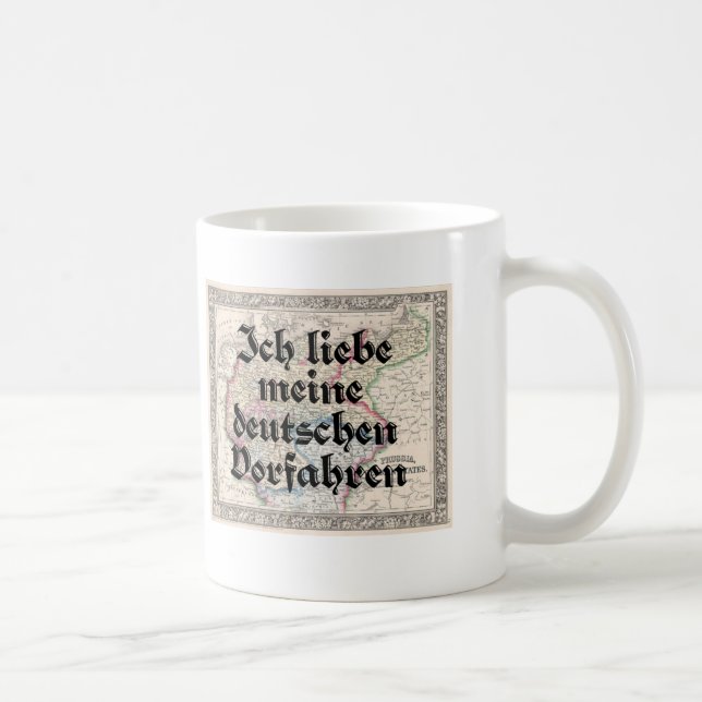 I Love My German Ancestors Mug (Right)