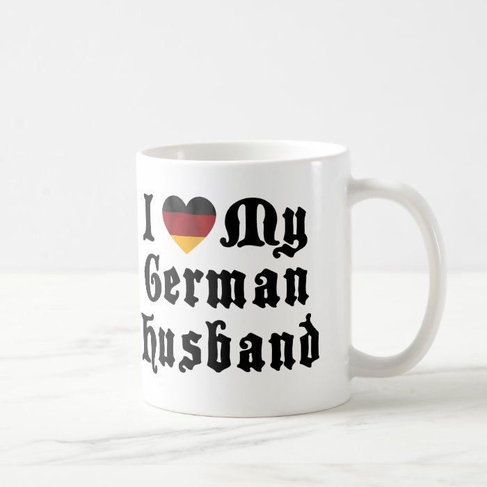 I Love My German Husband Gift Coffee Mug