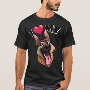 I Love My German Shepherd! 122 T-Shirt