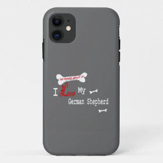 I Love My German Shepherd iPhone 11 Case