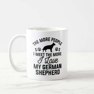 I Love My German Shepherd Coffee Mug