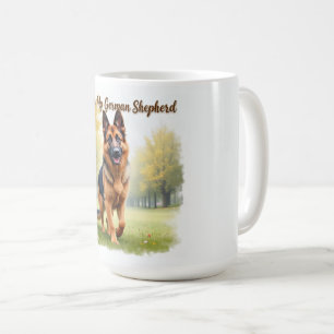 I Love My German Shepherd Coffee Mug