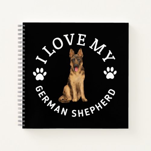 i love my german shepherd dad owner German dog Notebook