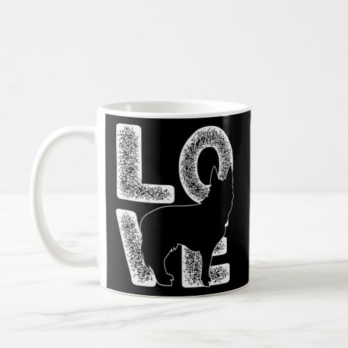 I Love My German Shepherd Dog Theme Graphic  Coffee Mug