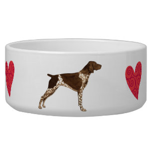 I Love my German Shorthaired Pointer Bowl