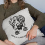 I Love My German Wire-Haired Pointer Throw Pillow